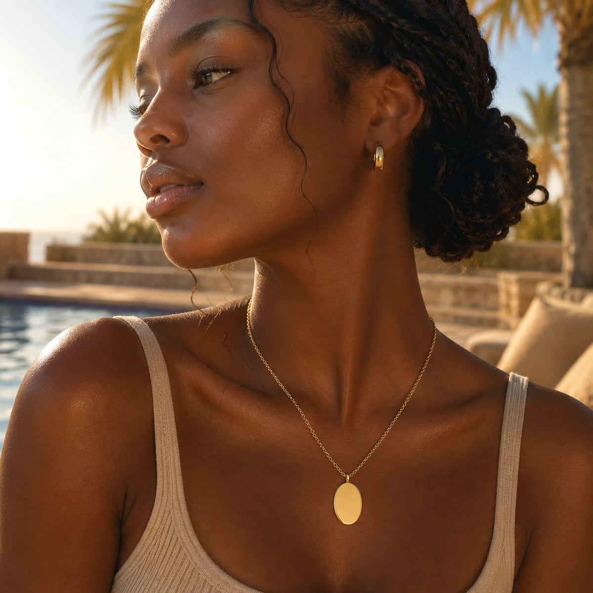 Evermore Medallion Necklace