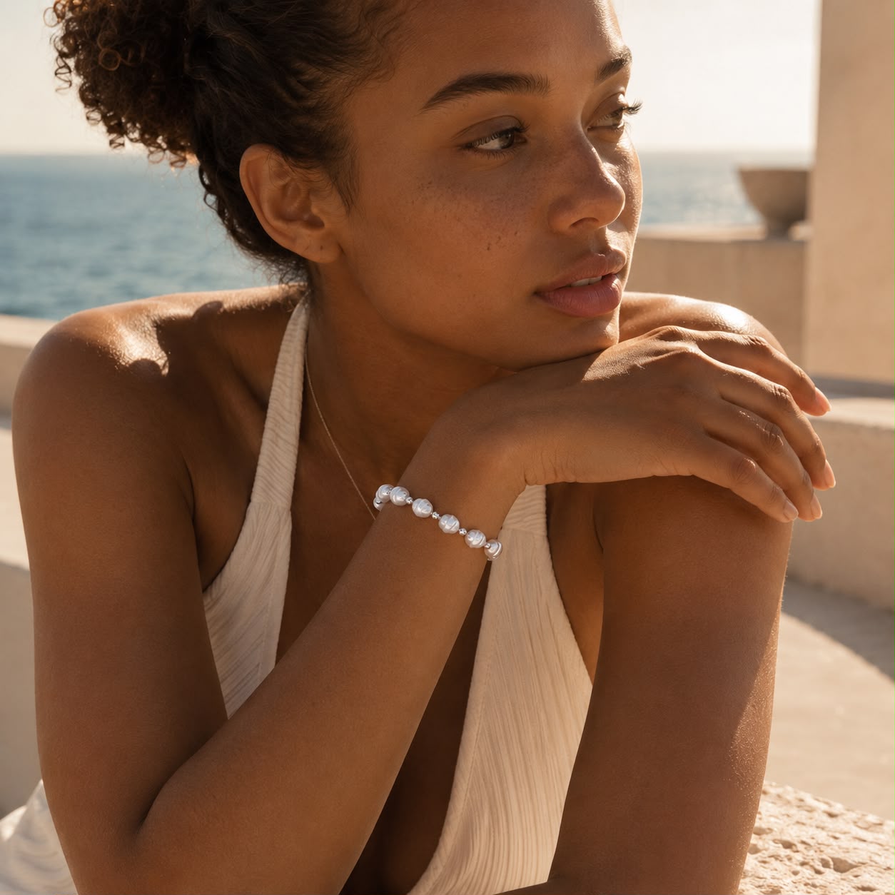 Pearl Bead Bracelet