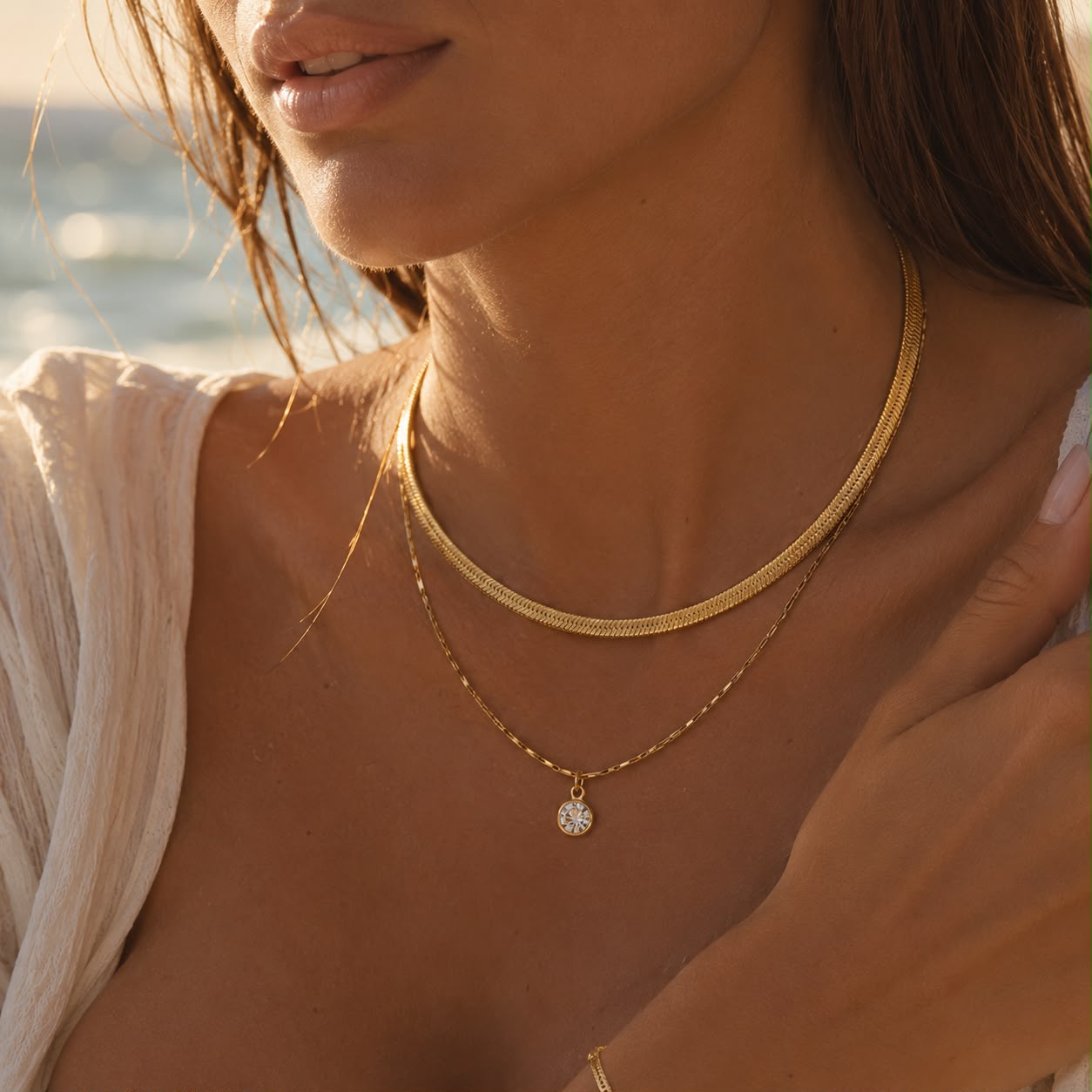 Aurelia Layered Necklace Set