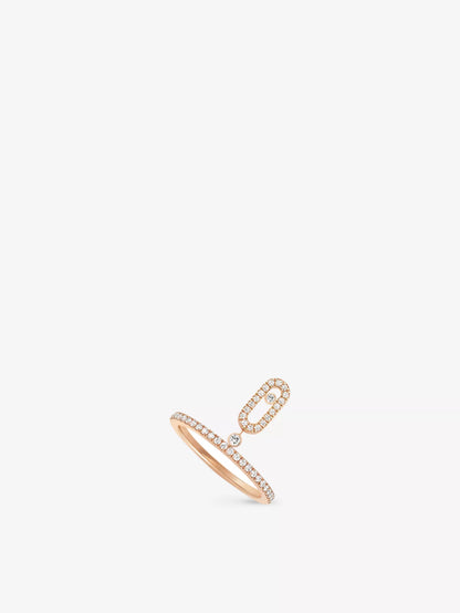 EXCLUSIVE | Chaira Dangling Ring Diamanté