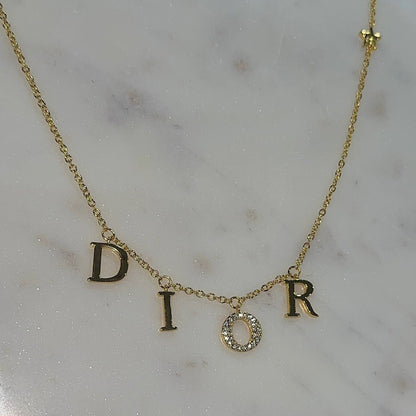 DR Necklace Gold