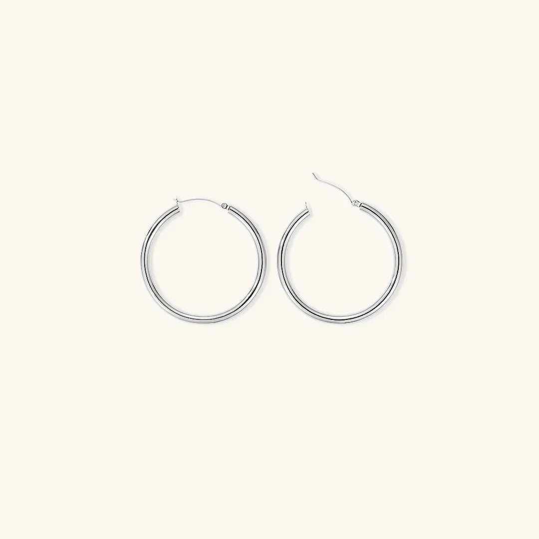 Bold Round Hoops