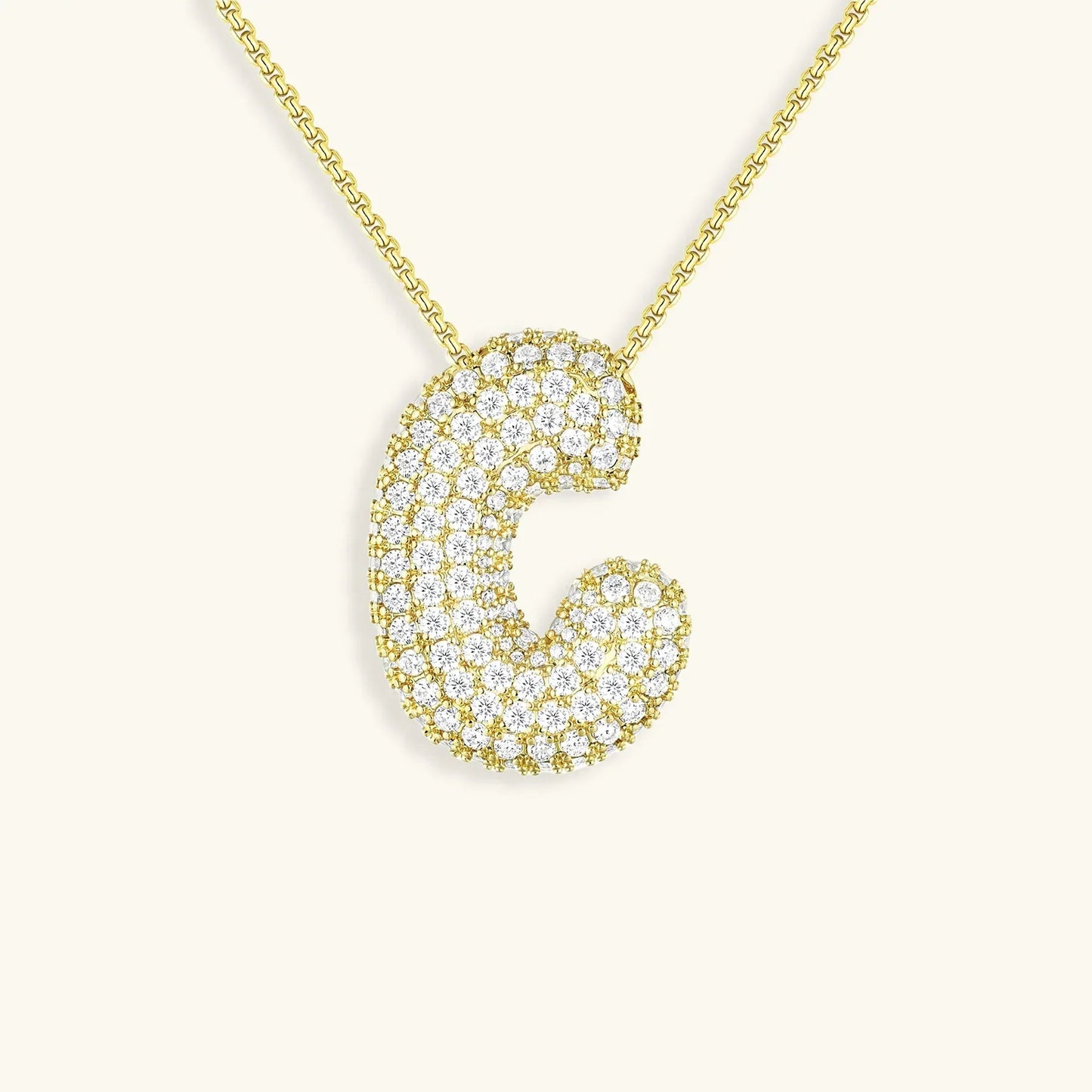 Initial Bubble Necklace