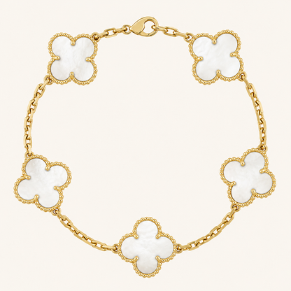 CLOVER | White Bracelet