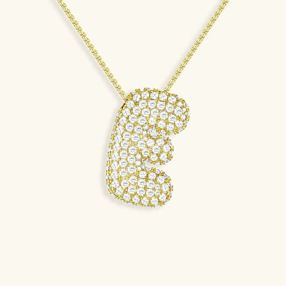 Initial Bubble Necklace