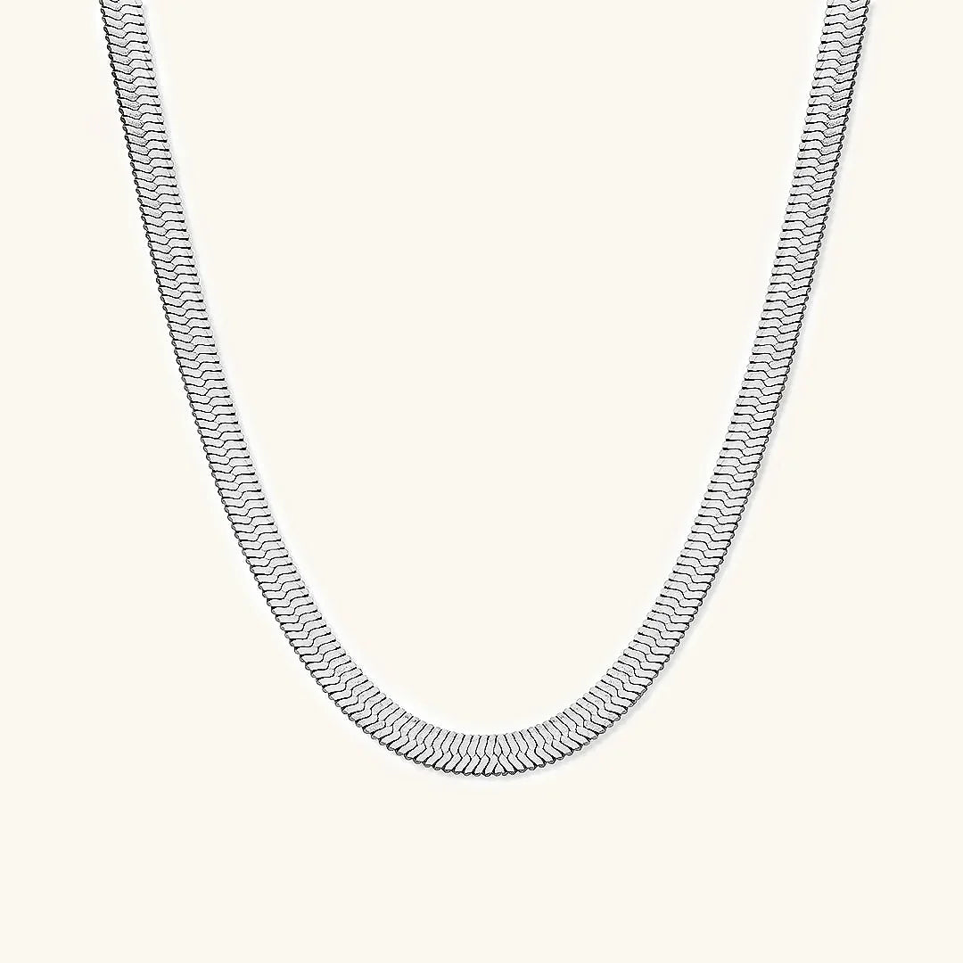 Elysia Herringbone Necklace