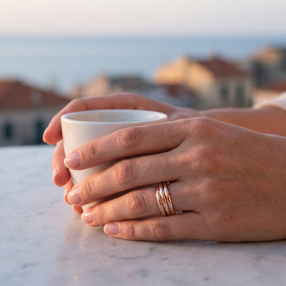 Aurelia Triple Band Ring