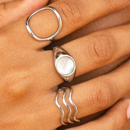 Pearl Signet Ring