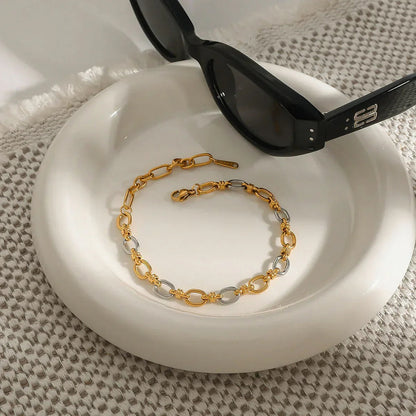 Solène Two Tone Bracelet