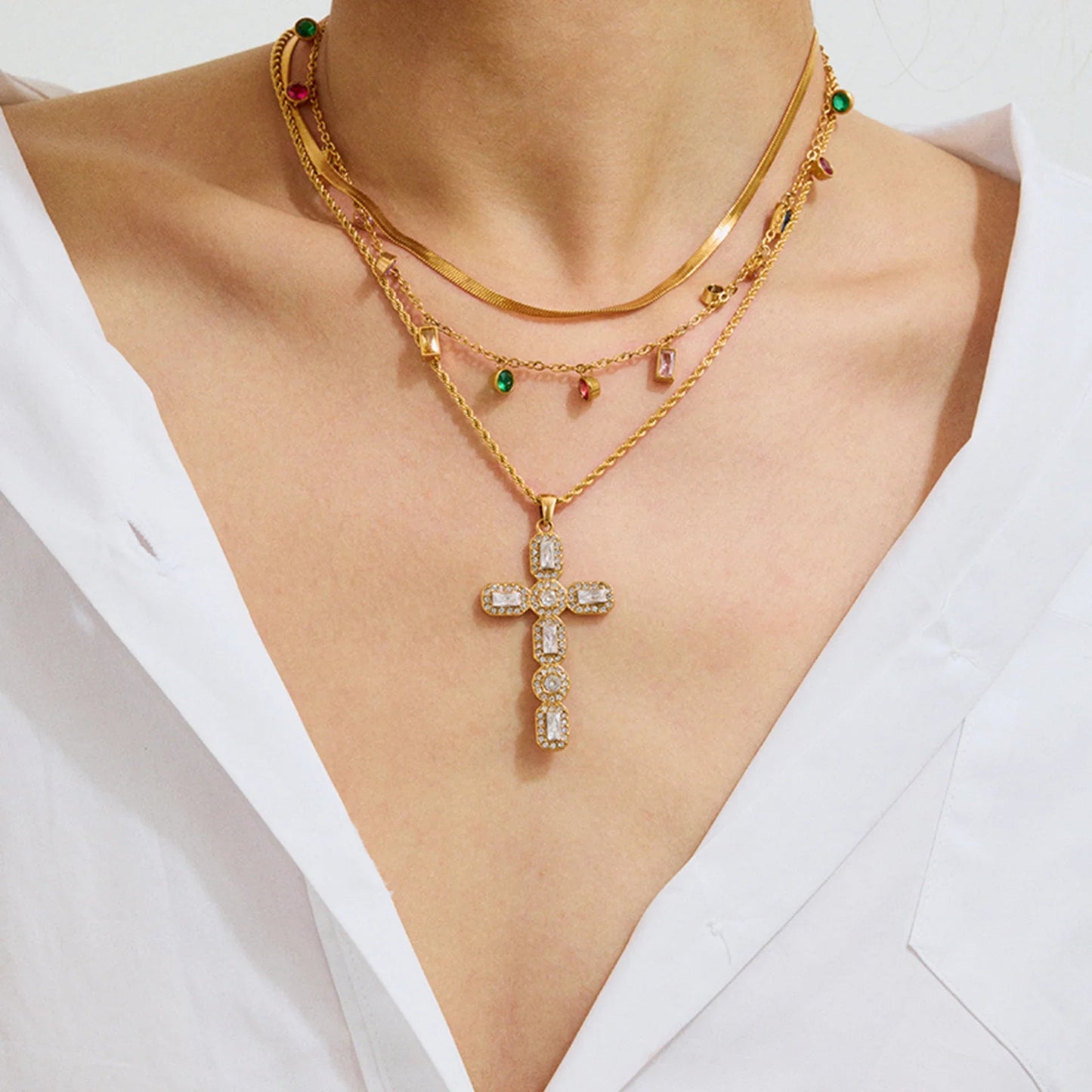 Sanctum Cross Necklace