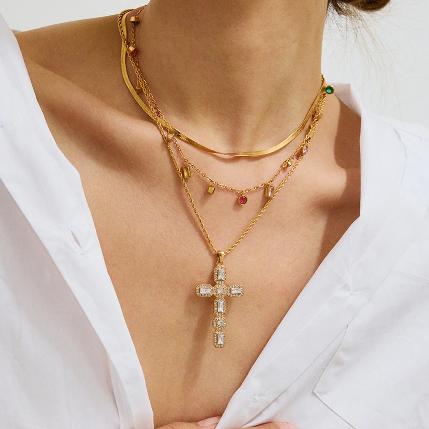 Sanctum Cross Necklace