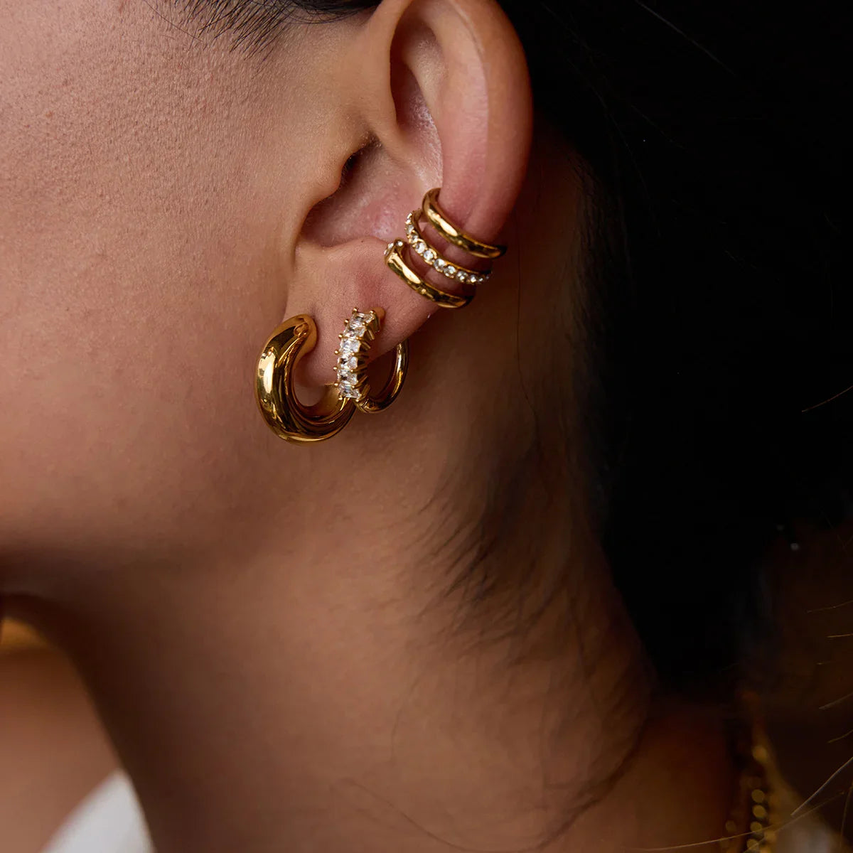 Luxe Gold Ear Stack Set