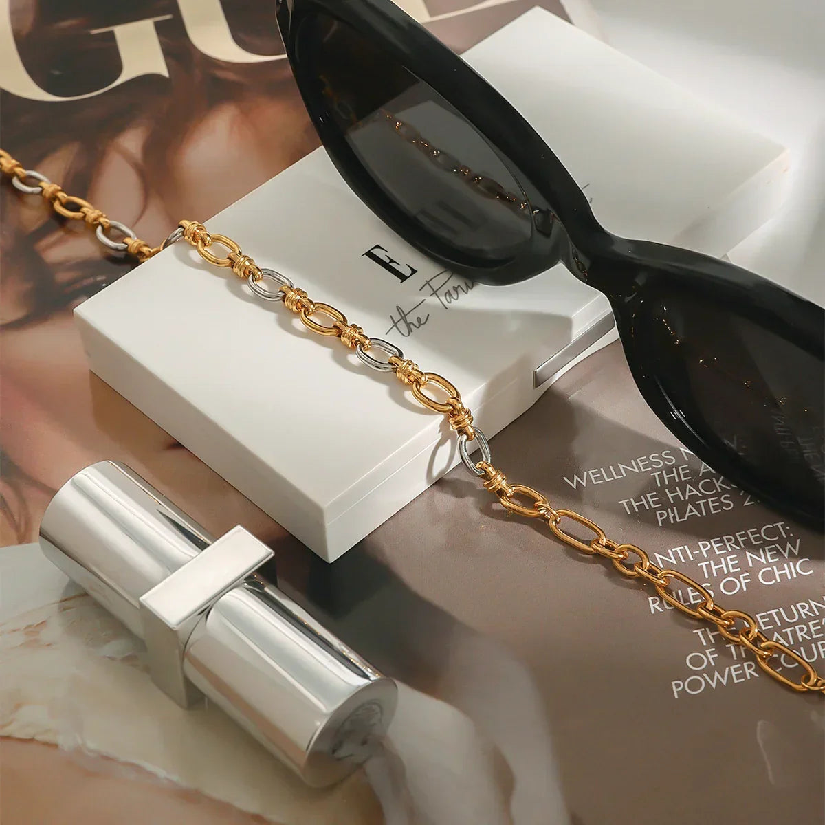 Solène Two Tone Bracelet