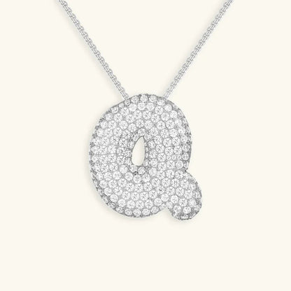 Initial Bubble Necklace