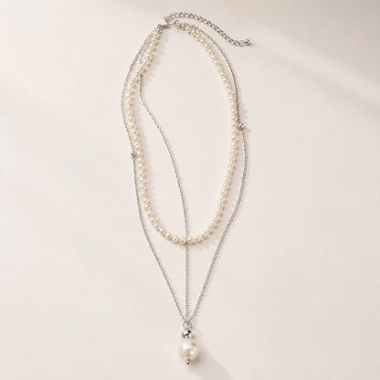 Luna Pearl Layered Necklace