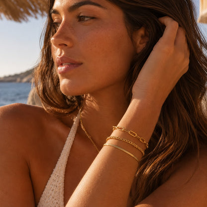 Golden Essentials Bracelet Stack