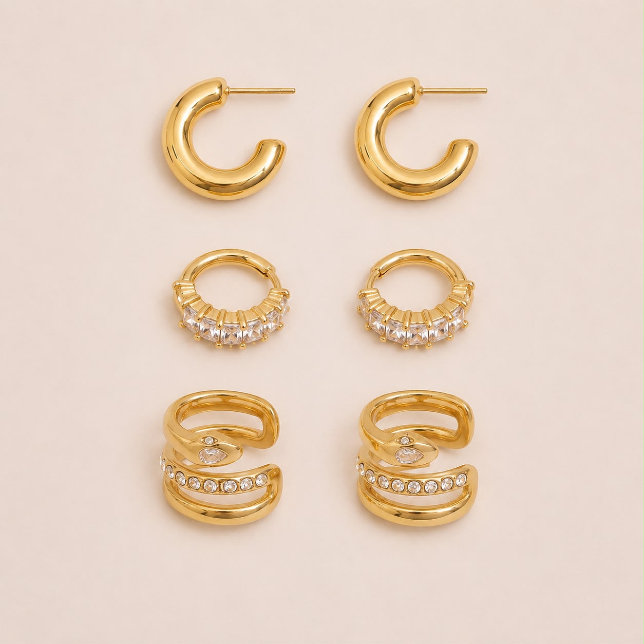 Luxe Gold Ear Stack Set