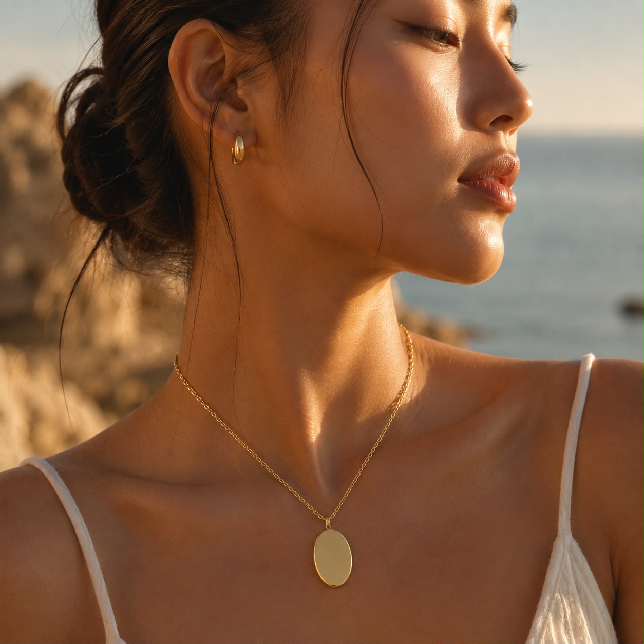 Evermore Medallion Necklace