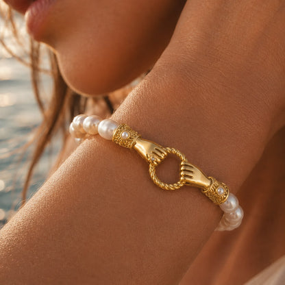 Seraphine Pearl Bracelet