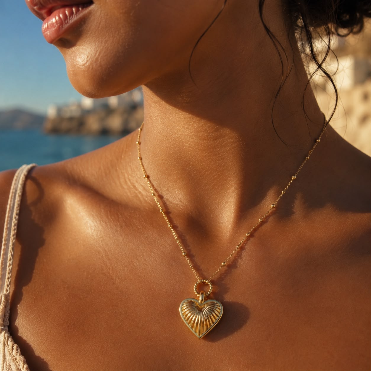 Solea Heart Pendant Necklace