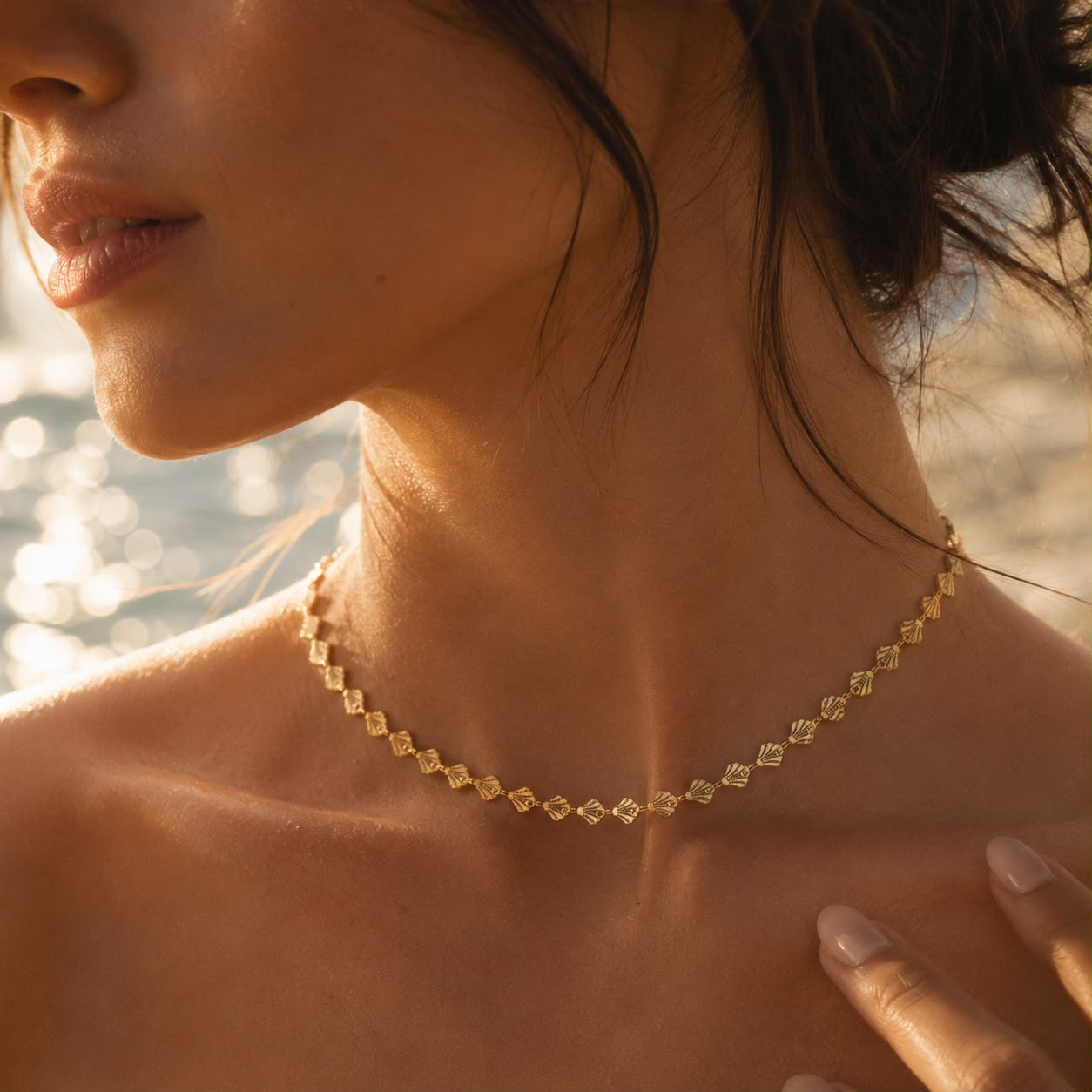 Oceana Shell Link Necklace