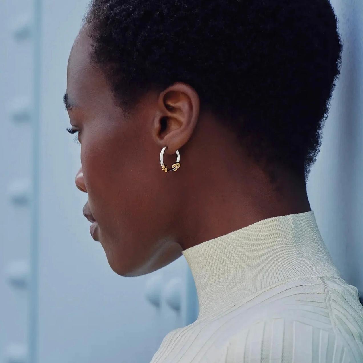 Intertwined Hoop Earrings