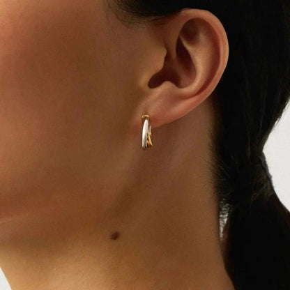 Élan Twist Hoop Earrings
