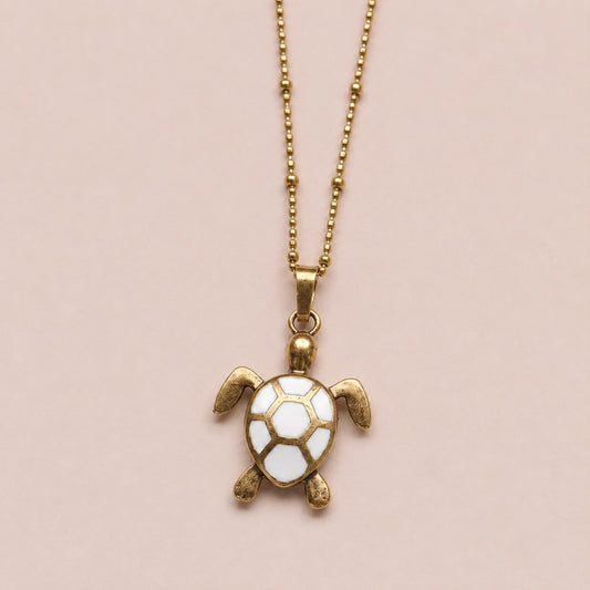 Ocean Guardian Turtle Necklace Set