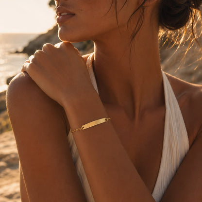 Signature Identity Bar Bracelet