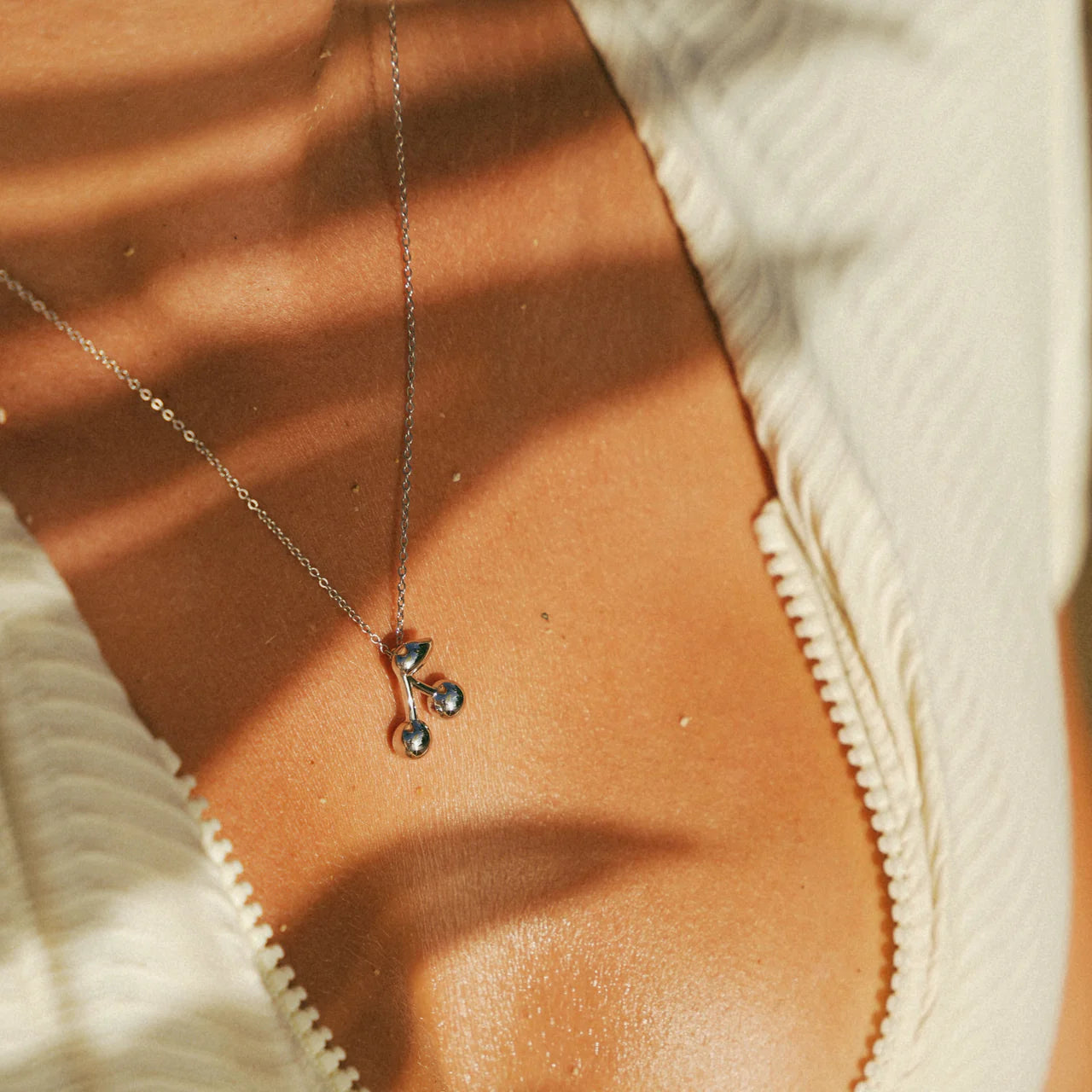 Elara Cherry Charm Necklace