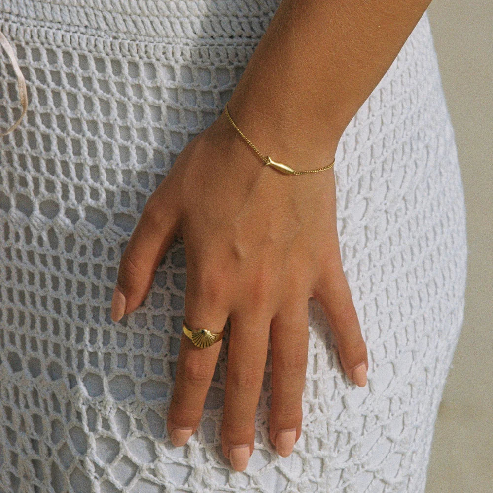 Aqua Charm Bracelet